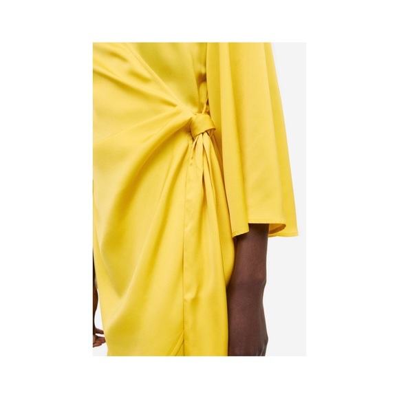 Satin Wrap Front Dress or Tunic - Picture 3 of 10